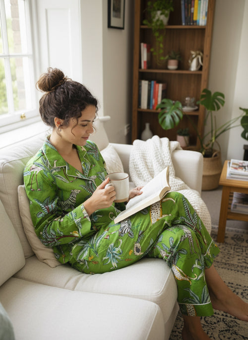 Green Safari - Cotton Pyjama set