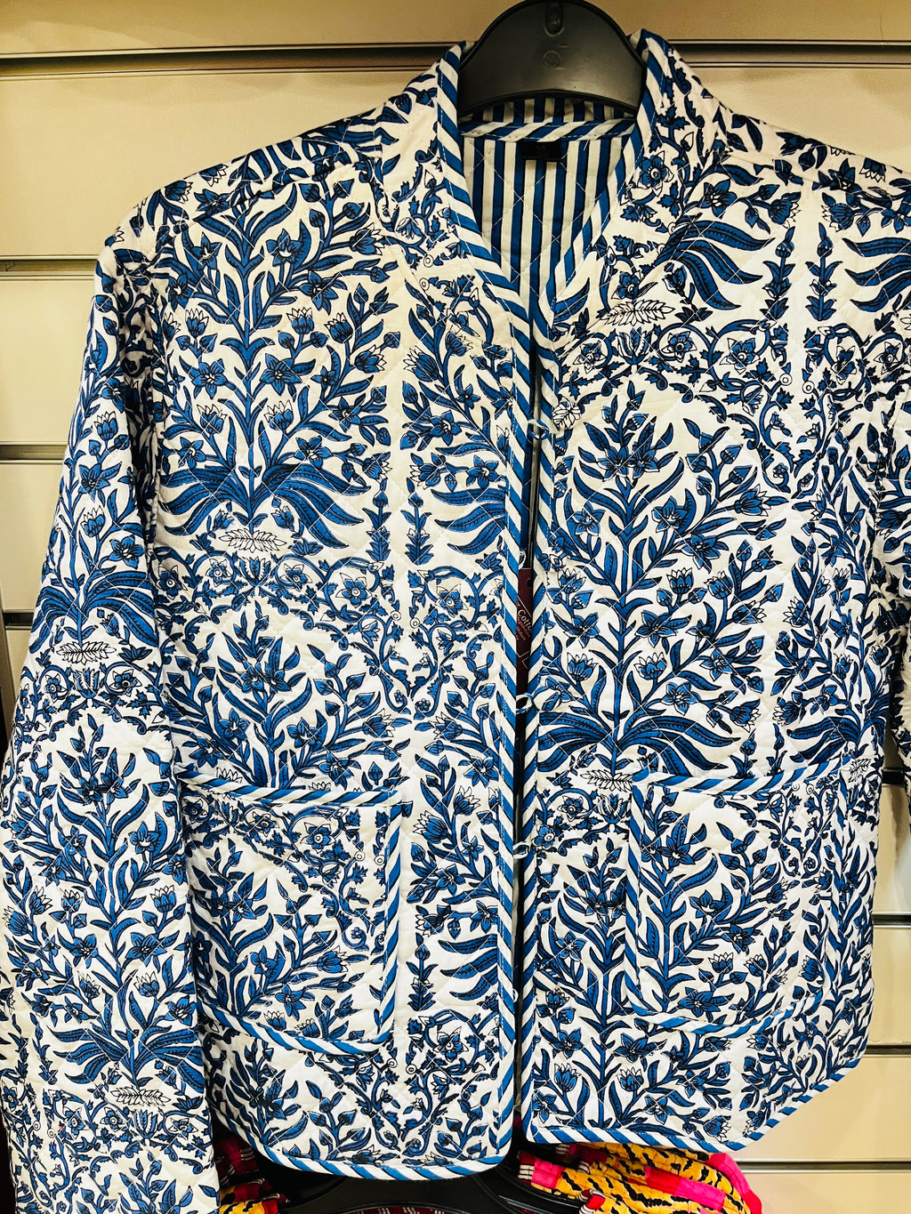 Reversible Croptop Diamond design jacket - The Gilded Sark