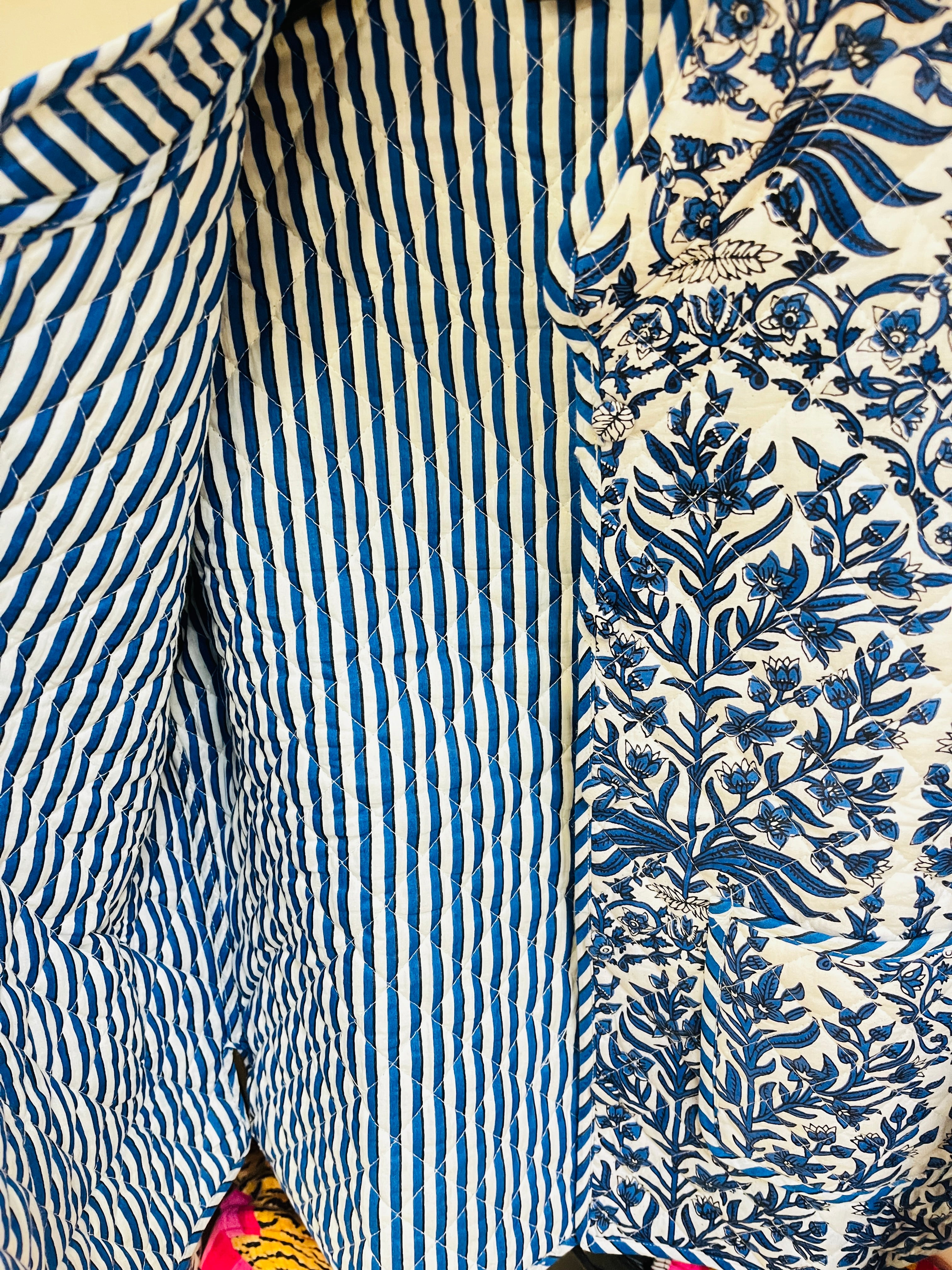 Reversible Croptop Diamond design jacket - The Gilded Sark