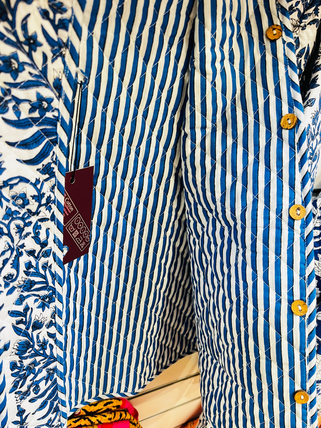 Reversible Croptop Diamond design jacket - The Gilded Sark