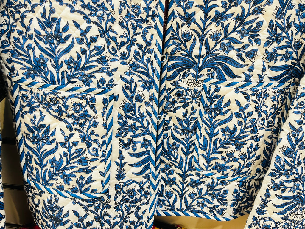 Reversible Croptop Diamond design jacket - The Gilded Sark