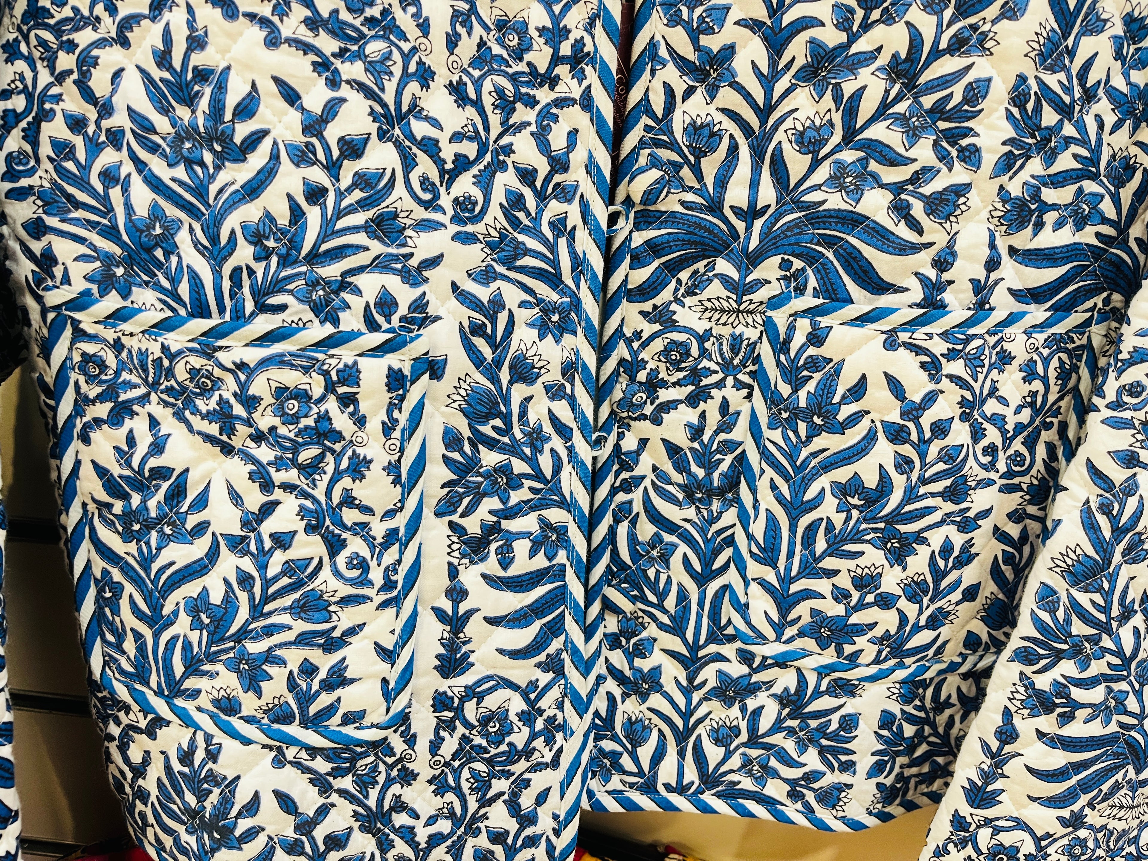 Reversible Croptop Diamond design jacket - The Gilded Sark